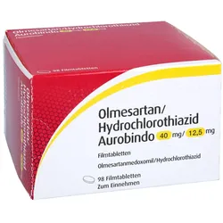 OLMESARTAN/Hydrochlorothia.Aurobindo 40mg/12,5mg 98 St