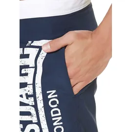 Lonsdale Badeshorts Clennell Blau/Weiß XXL