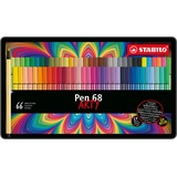 Stabilo Pen 68 ARTY Metalletui 66 St.