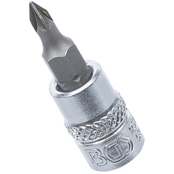 BGS 2505 Biteinsatz Kreuzschlitz Einsatz PZ0 Länge 38mm Antrieb 6,3mm (1/4")