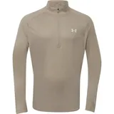 Under Armour Tech Textured 1/2-Zip Trainingsshirt Herren 299 city khaki/khaki base/white XL