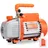 Vevor Vakuumpumpe 150W Unterdruckpumpe 1-stufig Klimaanlage Pumpe 100L/min Durchfluss 1440U/min Drehzahl 0,64/1,27cm SAE Einlass Vakuumgeräte 5Pa Motor aus reinem Kupfer HVAC/Auto Kältemittelaufladung