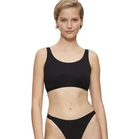 Triumph Damen Smart Natural Bralette Bikini Top, Schwarz, 70A