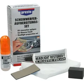 PRESTO Scheinwerfer-Aufbereitungs-Set 19-teilig 0,5 kg