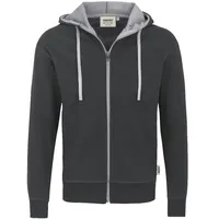 Hakro Kapuzen-Jacke Bonded 455, anthrazit
