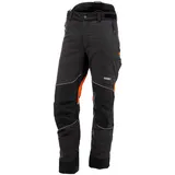 KOX Schnittschutzhose Performance Anthrazit/Orange Gr. 25 untersetzt - 25