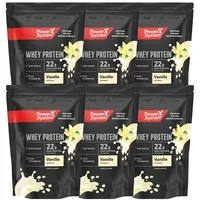 Power System Whey Protein Pulver Vanille 21g High Protein pro Portion Eiweißpulver 6 x 420g