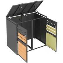 modfu Mülltonnenbox 132 x 120 x 80 cm grau