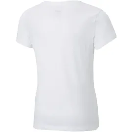 Puma Ess+ Metallic Logo T-Shirt Mädchen white 140