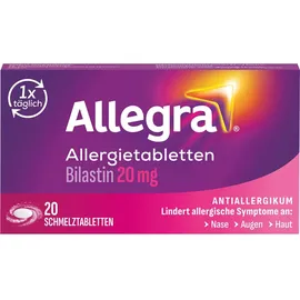 A. Nattermann & Cie. GmbH Allegra Allergietabletten 20 mg Schmelztabletten 20 St.