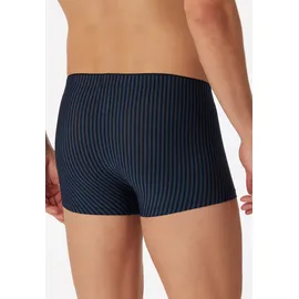 SCHIESSER Long Life Soft Shorts navy-schwarz gestreift L