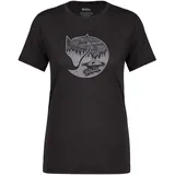 Fjällräven Abiskoool Fox T-Shirt schwarz XXS
