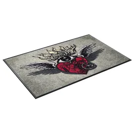 Wash+Dry Flaming Heart 50 x 75 cm Mehrfarbig