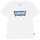 Levi's T-Shirt LEVI'S KIDS "LVN MY FIRST BATWING TEE", Jungen, Gr. 14 (164), weiß (hellweiß), Jersey, Obermaterial: 100% Baumwolle, bestickt, regular fit normal, Rundhals, gerader Abschluss, Shirts T-Shirt, mit Logo Stickerei