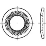 alstertaler schrauben & präzisionsteile Sperrkantscheiben 12 mm 32,3 mm 100 Stück