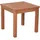 deluke Gartentisch 44 x 44 x 40 cm Braun