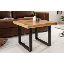 invicta interior gmbh & co. kg Couchtisch IRON CRAFT Braun Mangoholz 60 x 45 x 60 cm