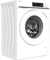 ES-NFW714CWA-DE, Waschmaschine - weiß/schwarz