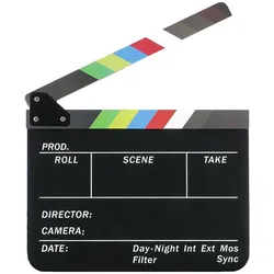 Caruba Professional Director Black/colour Clapper (Whiteboardmarker)