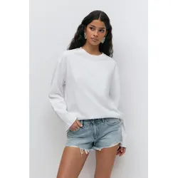 Gina Tricot - Low denim shorts - Jeans shorts - Blau - 36 - Dame - Blau - 36
