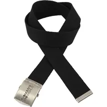 MAN'S WORLD Herrengürtel Baumwolle 125 schwarz