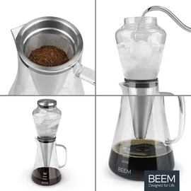 BEEM Cold Drip Kaffeebereiter 0,5 l Silber/Transparent