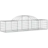 vidaXL Gabionenkorb Gewölbt 200 × 50 × 60 cm