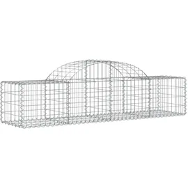 vidaXL Gabionenkorb Gewölbt 200 × 50 × 60 cm