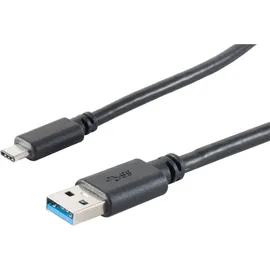 ShiverPeaks S-Conn 13-31045 USB Kabel USB 3.2 Gen 1 (3.1 Gen 1) USB A USB C Schwarz