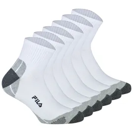 Fila Quarter Multisport Socken 6er Pack Weiß 43-46