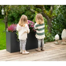 Westmann Talus Pflanzkübel 100 x 25 x 52 cm Anthrazit