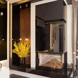 AZURA HOME DESIGN MBO Kamineinsatz Stahl Schwarz