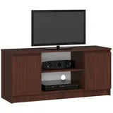 Akord TV-Lowboard 120 x 55 x 40 cm Wenge Holz