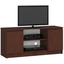 Akord TV-Lowboard 120 x 55 x 40 cm Wenge Holz