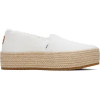 TOMS Valencia Plattform, Weiss Opulenter Garten, 41
