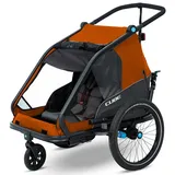 Cube Double CMPT X Actionteam Fahrradanhänger grey'n'orange (12846)