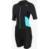ZONE3 Activate Damen Kurzarm-Trisuit schwarz/blau XL