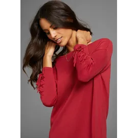 LAURA SCOTT Longpullover Rot 38