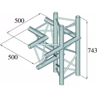 Alutruss TRILOCK 6082AC-45 4-Weg-Stück // rechts,