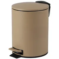 URBAN LIVING 3 Liter Tret-Mülleimer Kosmetikeimer Tretmülleimer 44026 sandfarben