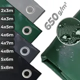 Vendomnia Abdeckplane 4 x 8 m Grün