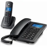 Motorola C4201 Combo Festnetztelefon - Black