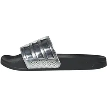 adidas Shower Adilette Core Black / Silver Metallic / Silver Metallic 43