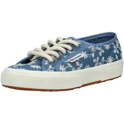 Sneaker SUPERGA "Superga Sneaker Baumwolle", Gr. 40, blau (jeans), Textil, casual, Schuhe