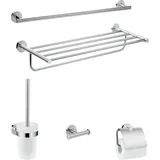 Hansgrohe Badaccessoire-Set 5-teilig Silber