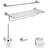 Hansgrohe Badaccessoire-Set 5-teilig Silber