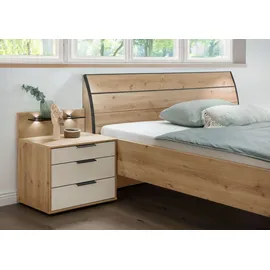 Wiemann Futonbett Monaco 189 x 218 cm Eiche nachbildung beige