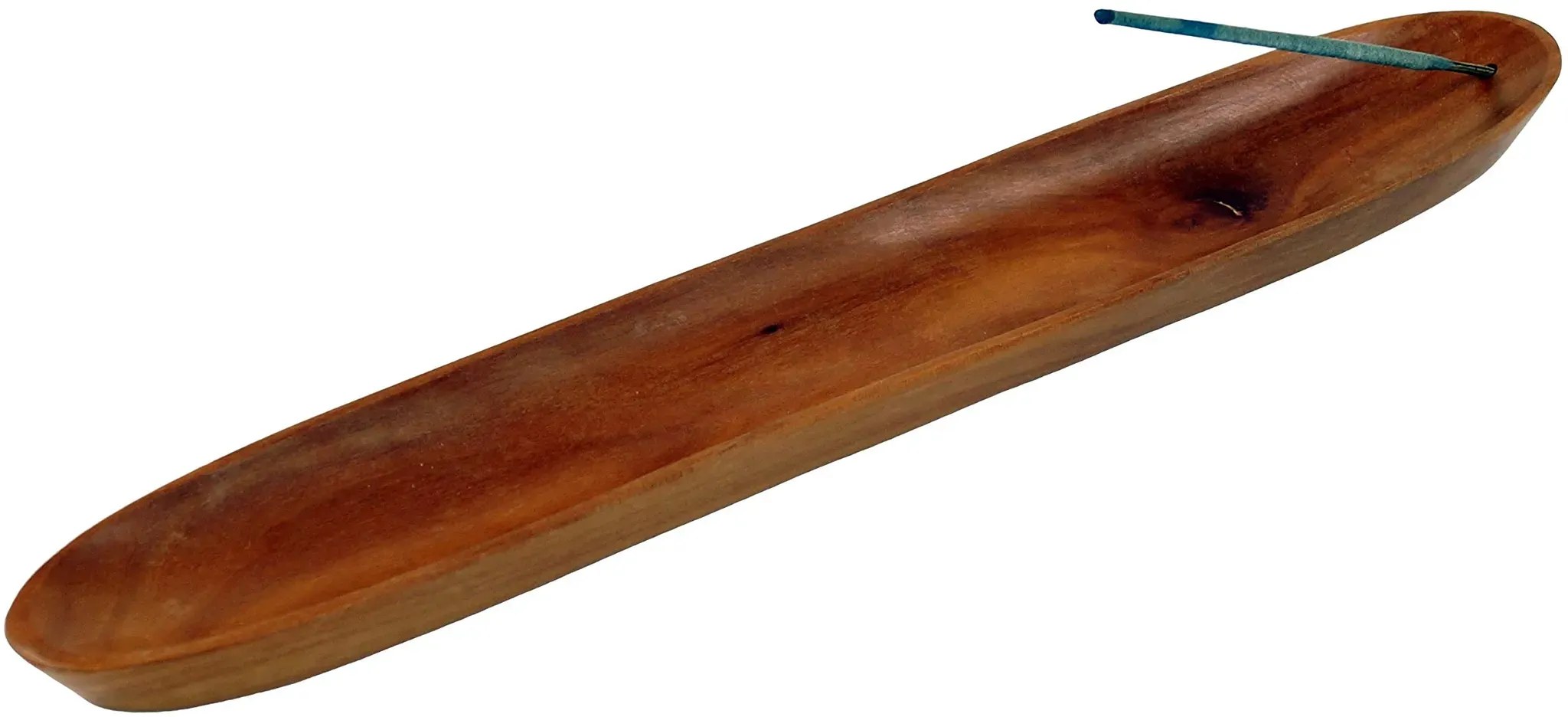 GURU SHOP Räucherstäbchenhalter aus Indonesien - Hell, Braun, Holz, 1,5x30x5 cm, Räucherstäbchen Halter