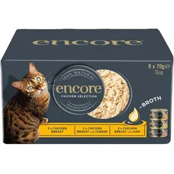 ENCORE Cat Multipak Huhn in Brühe für Katzen 32x70g
