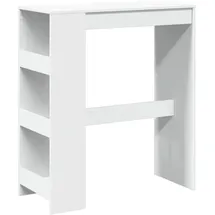 vidaXL Bartisch 90 x 40 x 103,5 cm Weiß